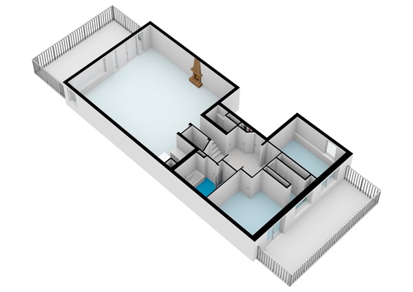 Floor plan - Westzijde 456, 1506 GM Zaandam 